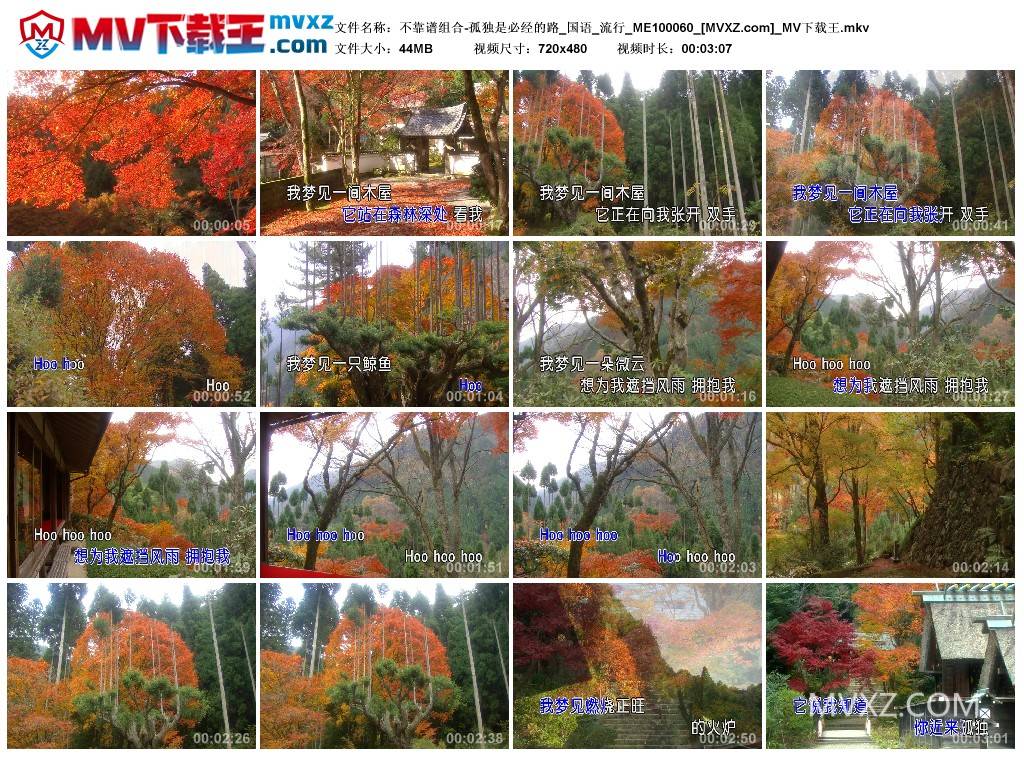 不靠谱组合-孤独是必经的路_国语_流行_ME100060